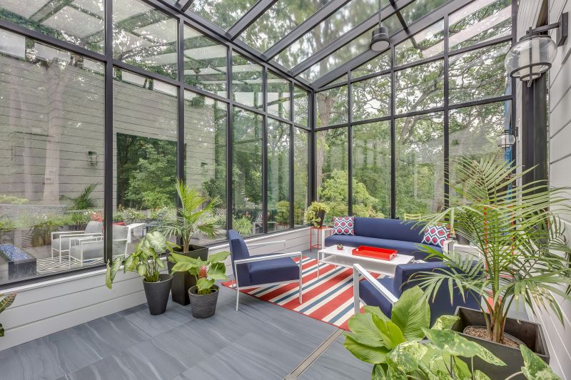 Sunroom with Comfortable Interior